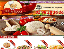 Tablet Screenshot of bellapizzabrest.fr